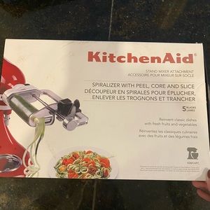 Kitchen Aid spiralizer attachment